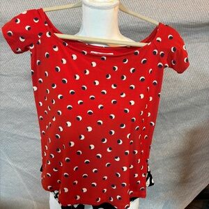 EUC Fighting Eel Off-the-shoulder Top, size XS